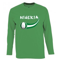 T-shirt Nigeria manches...