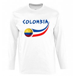 T-shirt Colombie manches...