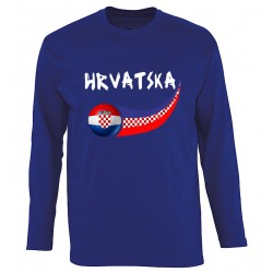 T-shirt Croatie manches...