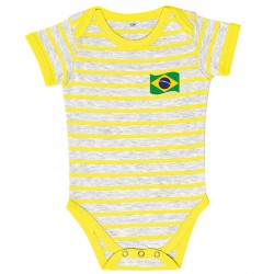 Body bébé rayé Brésil