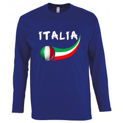T-shirt Italie manches longues