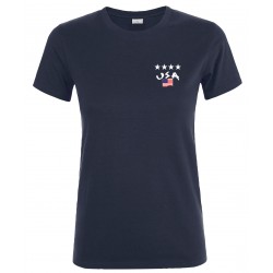 T-shirt femme Etats-Unis 4...